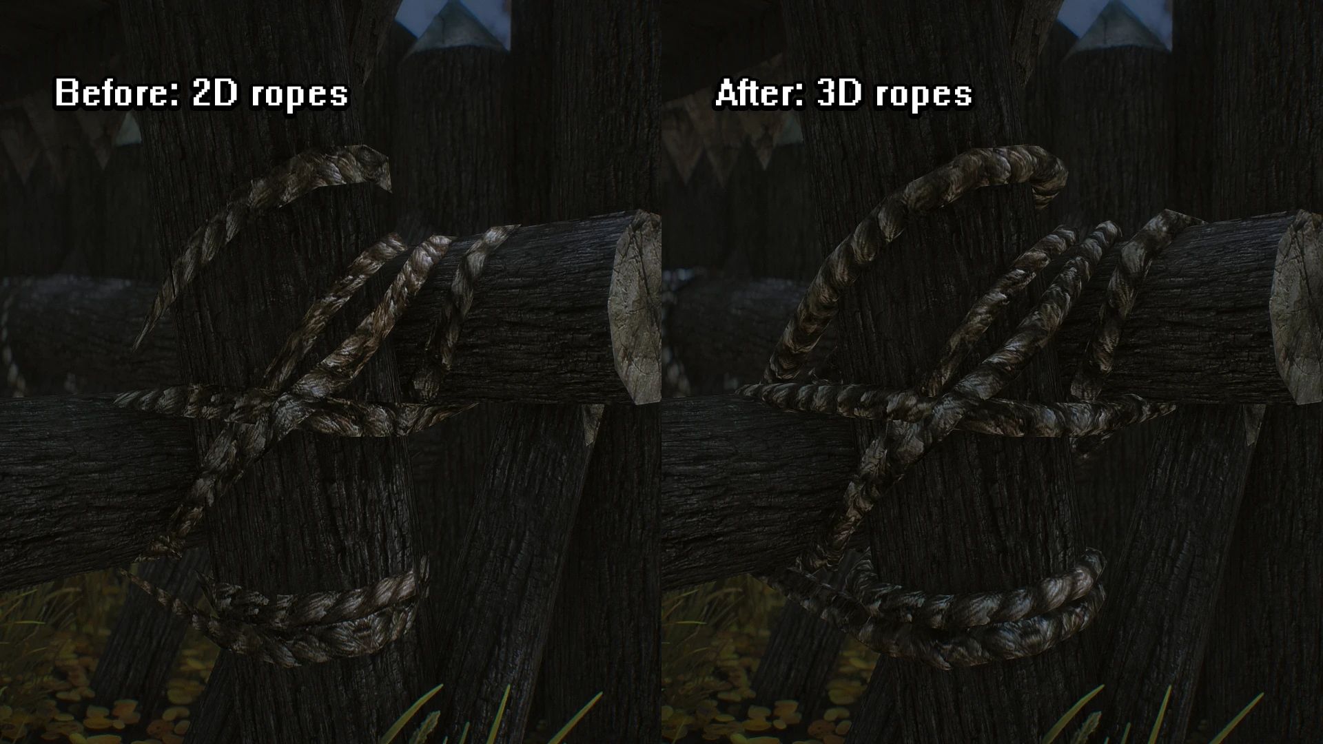 Stockades of Skyrim 3D mod for The Elder Scrolls V: Skyrim Special Edition