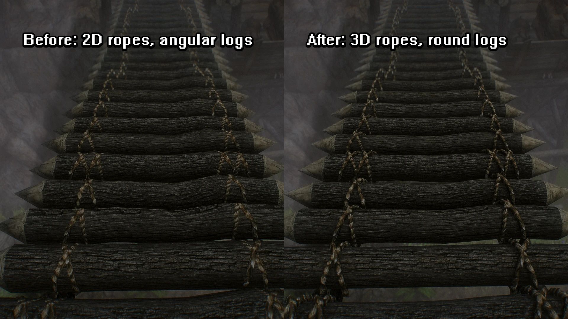 Stockades of Skyrim 3D mod for The Elder Scrolls V: Skyrim Special Edition