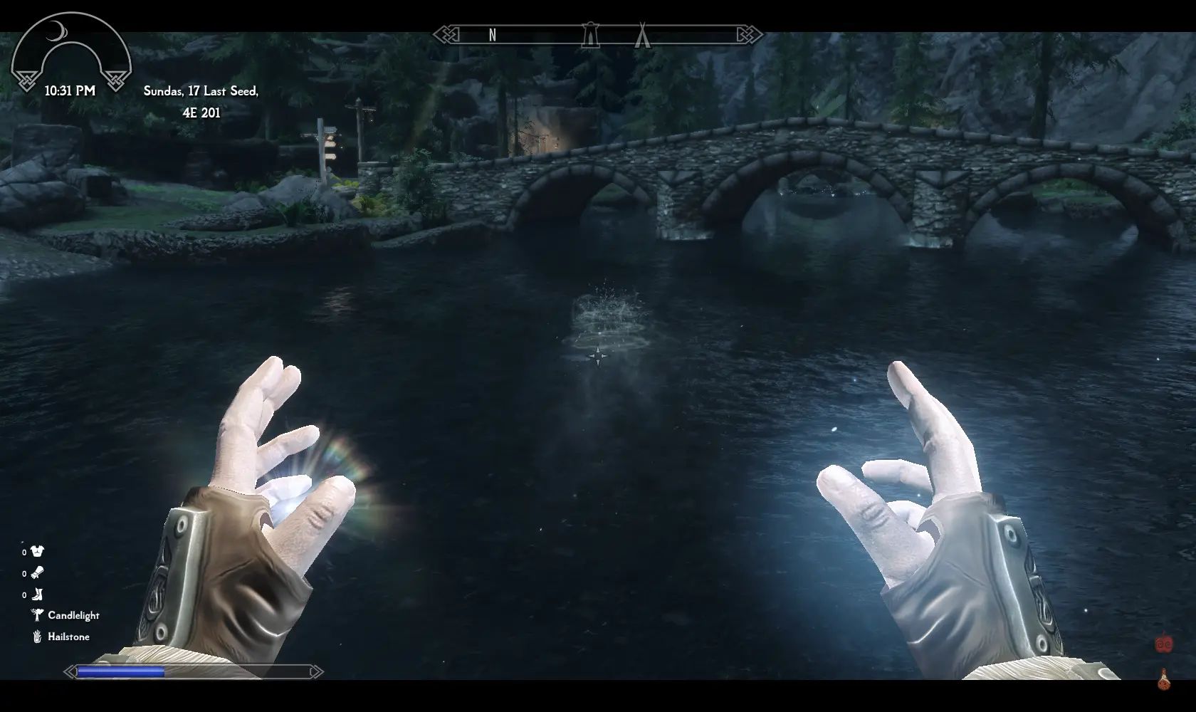 Splashes of Skyrim mod for The Elder Scrolls V: Skyrim Special Edition