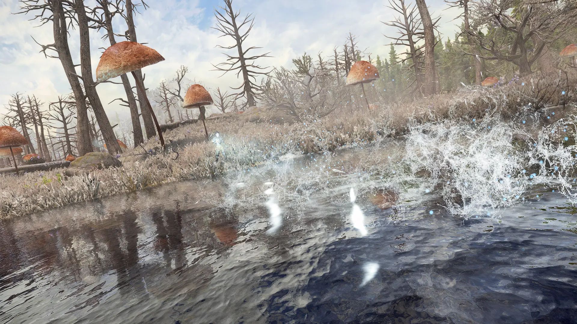 Splashes of Skyrim mod for The Elder Scrolls V: Skyrim Special Edition