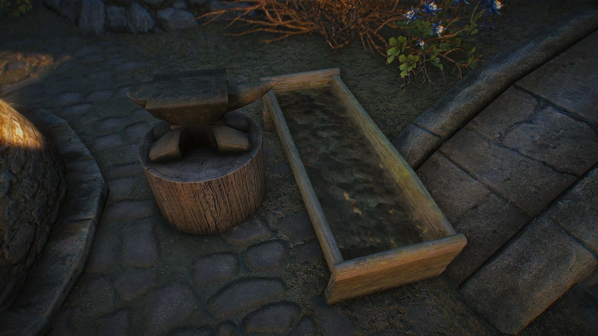 Animated Forge Water mod for The Elder Scrolls V: Skyrim Special Edition