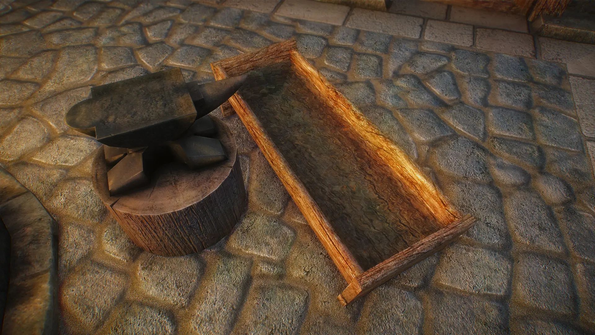 Animated Forge Water mod for The Elder Scrolls V: Skyrim Special Edition