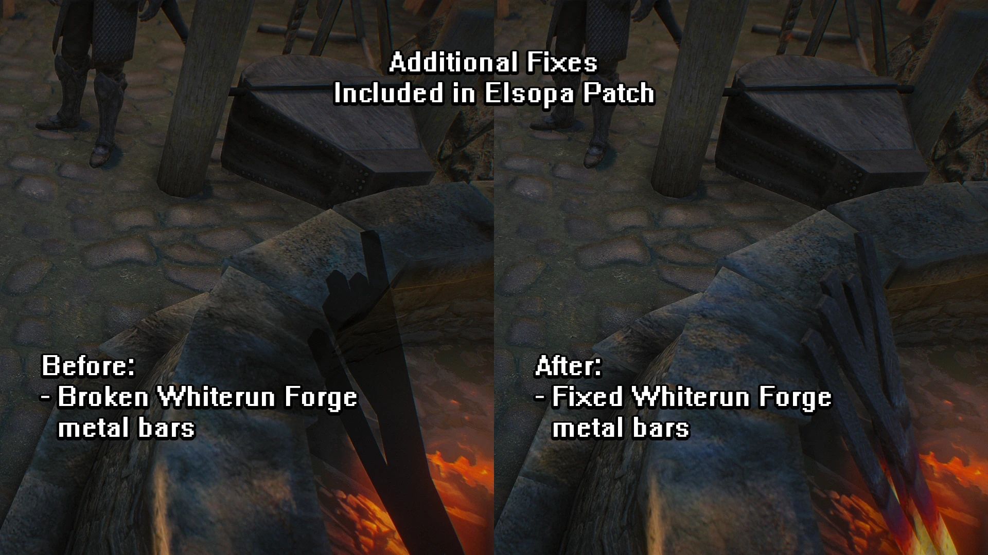 Animated Forge Water mod for The Elder Scrolls V: Skyrim Special Edition