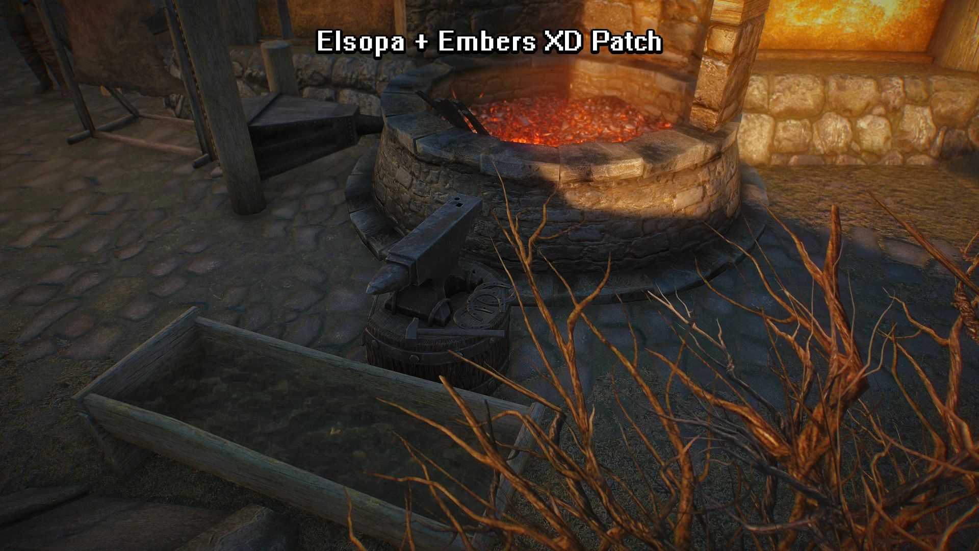 Animated Forge Water mod for The Elder Scrolls V: Skyrim Special Edition