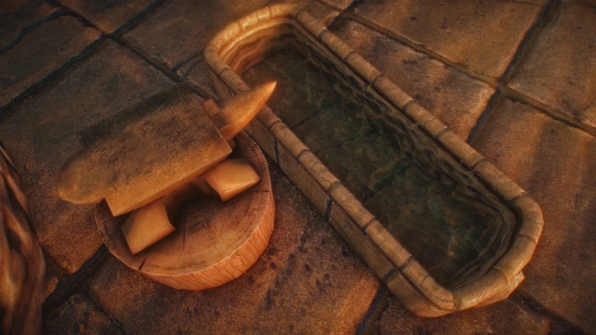 Animated Forge Water mod for The Elder Scrolls V: Skyrim Special Edition