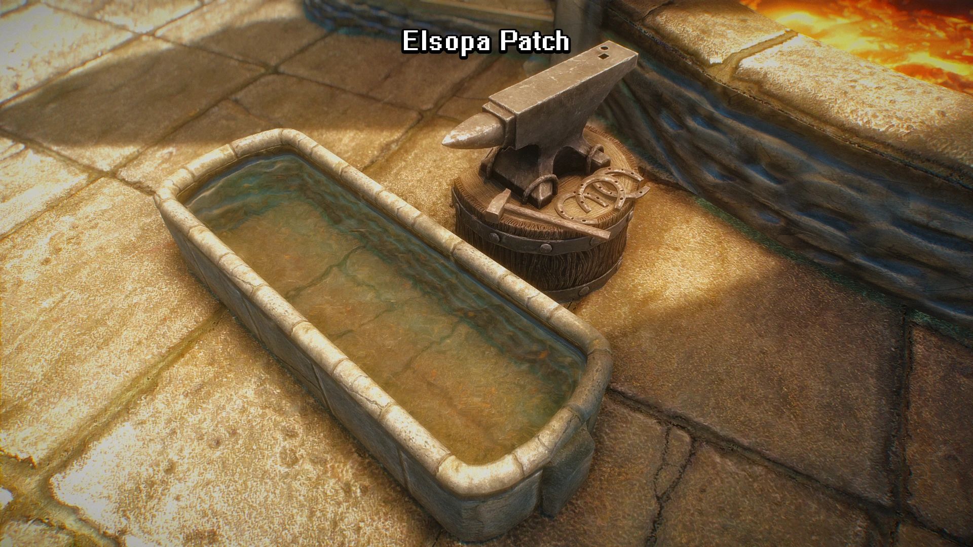 Animated Forge Water mod for The Elder Scrolls V: Skyrim Special Edition