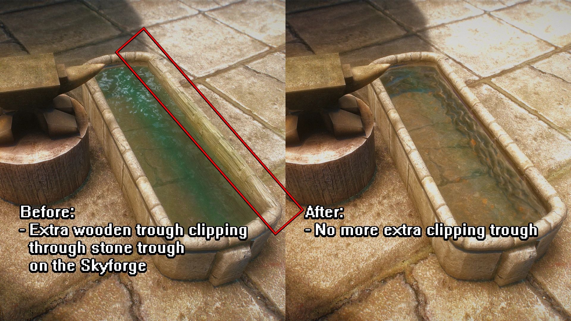 Animated Forge Water mod for The Elder Scrolls V: Skyrim Special Edition