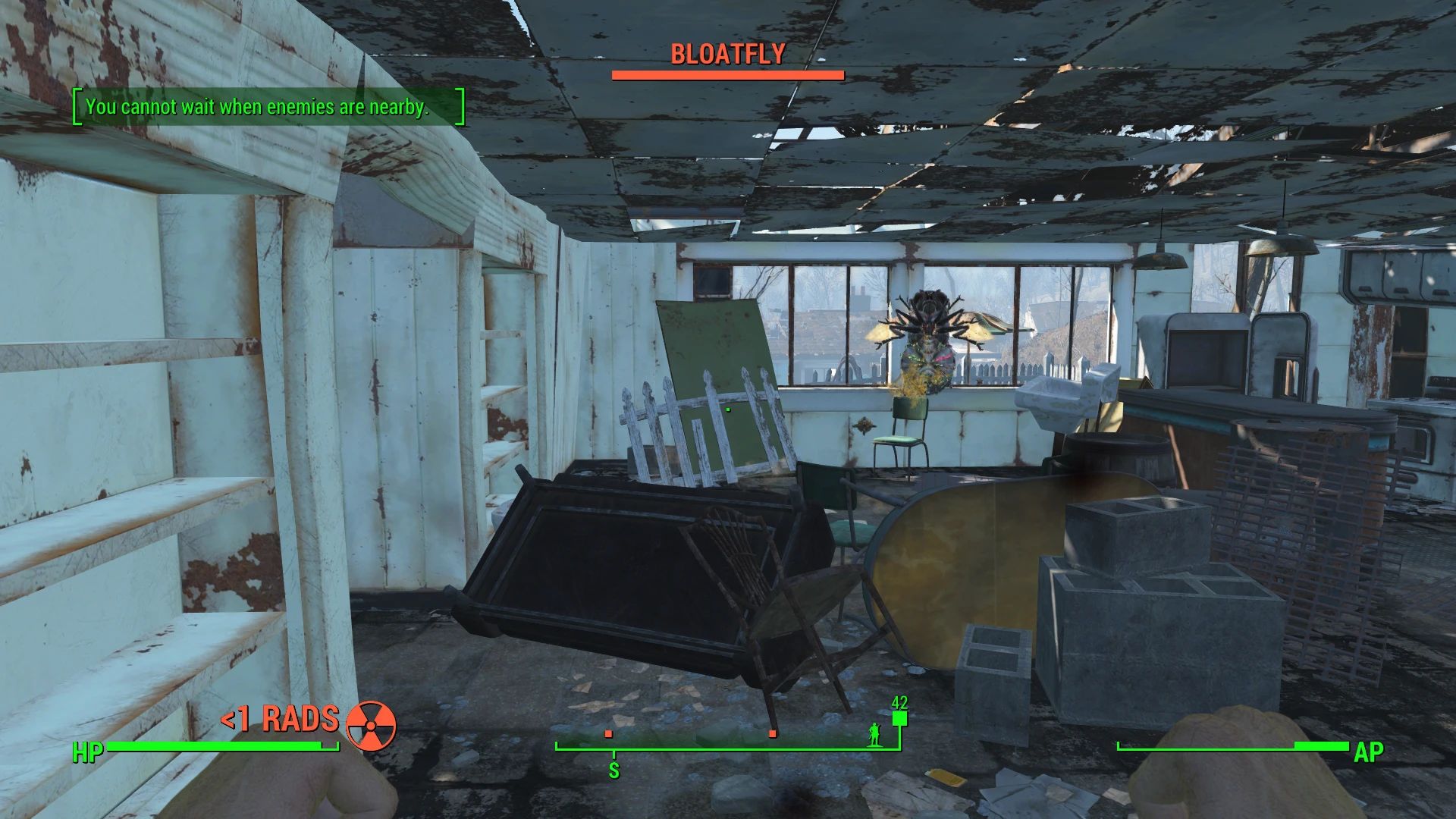 Baka Wait Anywhere mod for Fallout 4