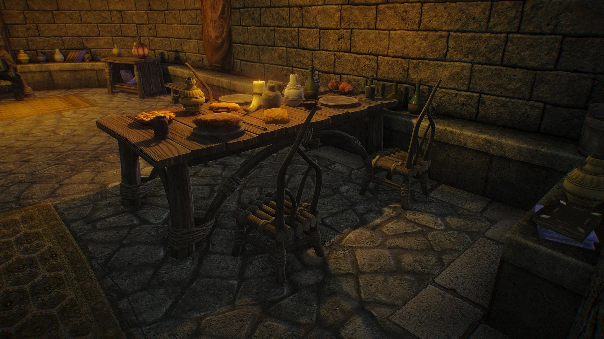 Solstheim Objects SMIMed - Dark Elf Furniture mod for The Elder Scrolls V: Skyrim Special Edition