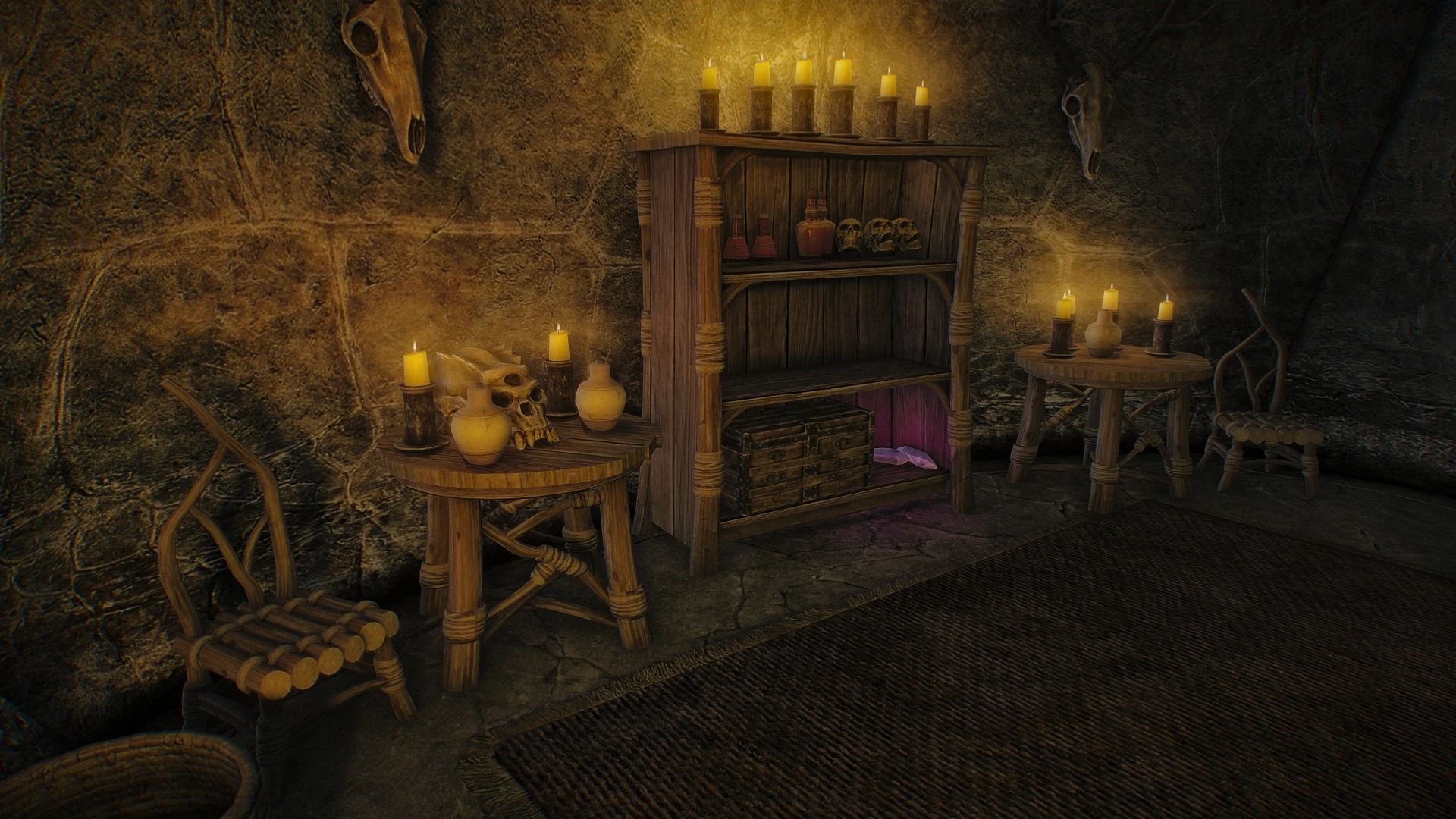 Solstheim Objects SMIMed - Dark Elf Furniture mod for The Elder Scrolls V: Skyrim Special Edition