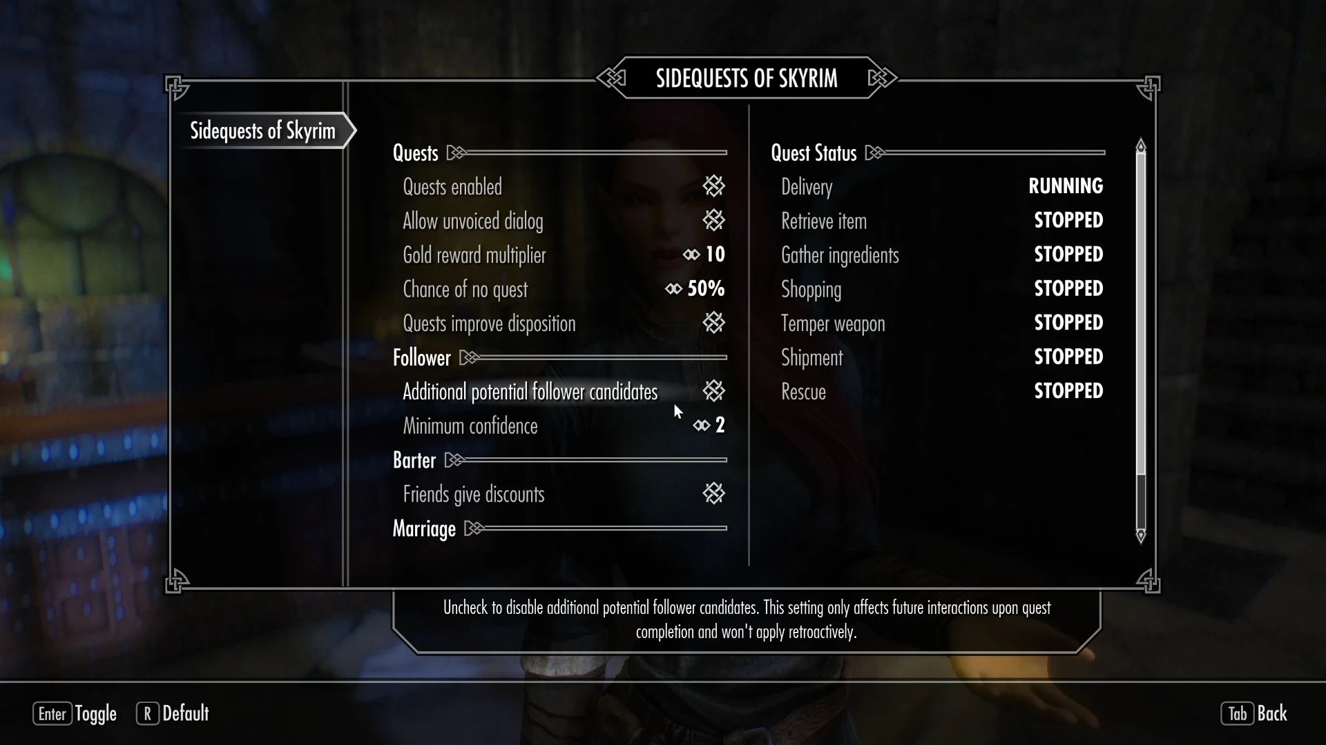 Sidequests of Skyrim mod for The Elder Scrolls V: Skyrim Special Edition