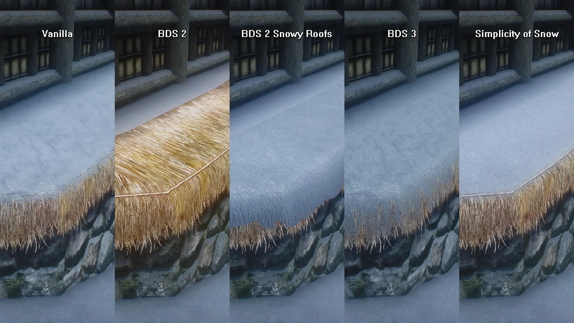 Simplicity of Snow mod for The Elder Scrolls V: Skyrim Special Edition