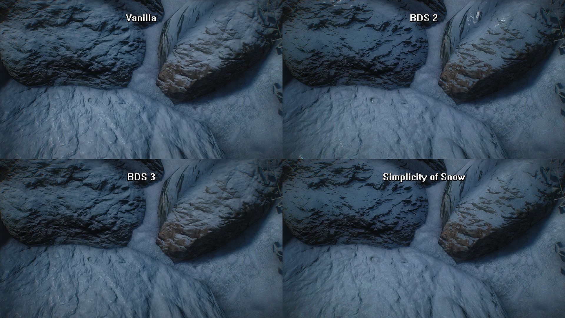 Simplicity of Snow mod for The Elder Scrolls V: Skyrim Special Edition