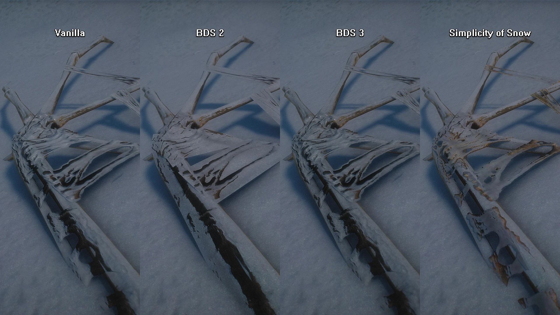 Simplicity of Snow mod for The Elder Scrolls V: Skyrim Special Edition