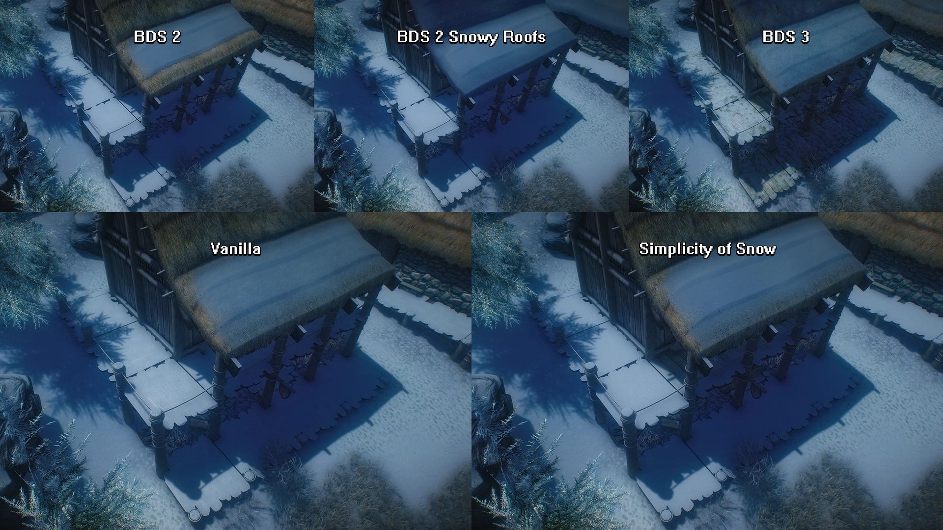 Simplicity of Snow mod for The Elder Scrolls V: Skyrim Special Edition