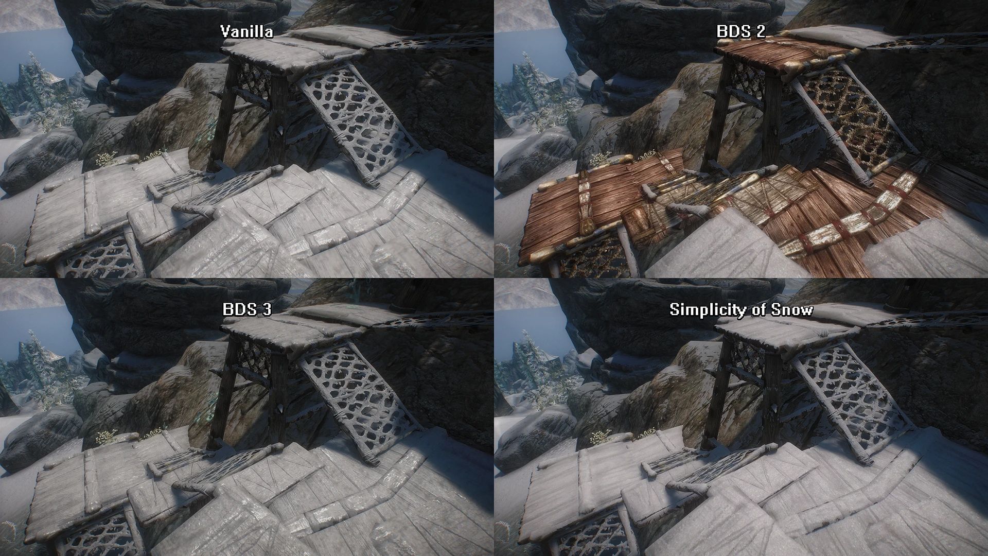 Simplicity of Snow mod for The Elder Scrolls V: Skyrim Special Edition