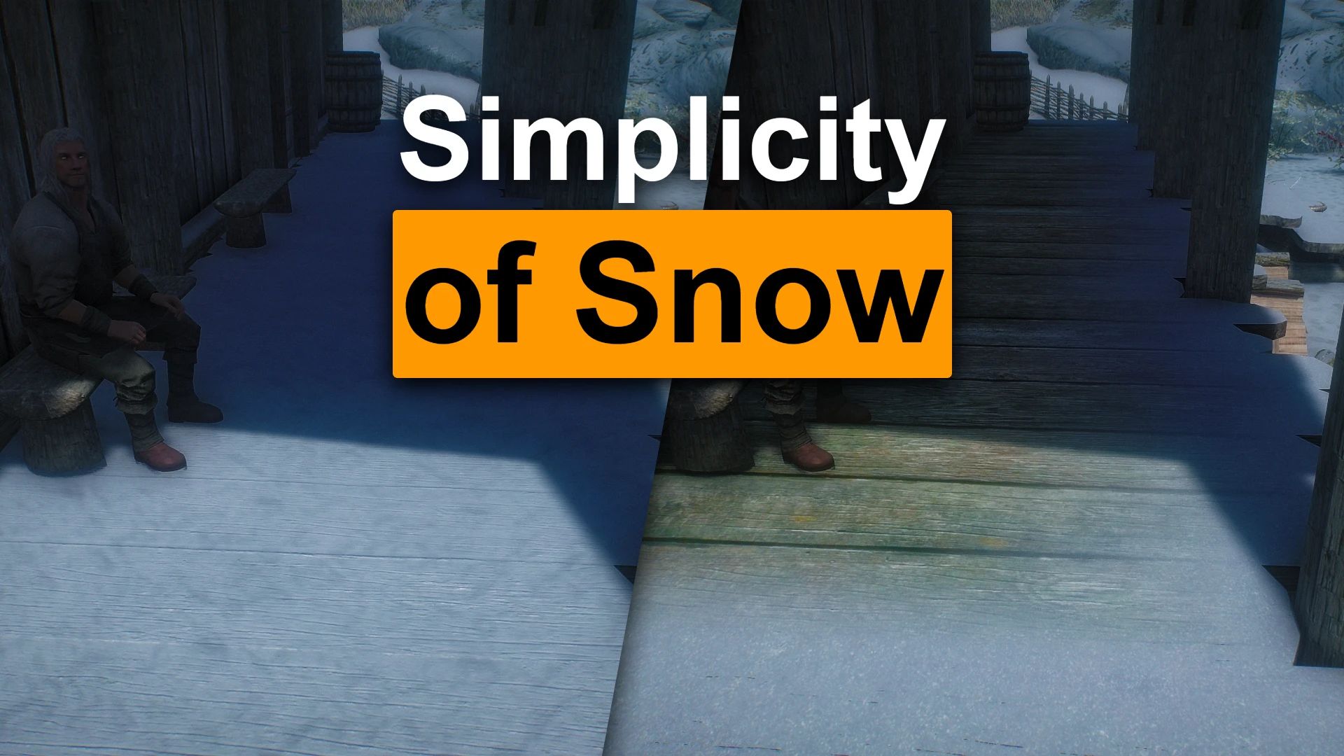 Simplicity of Snow mod for The Elder Scrolls V: Skyrim Special Edition