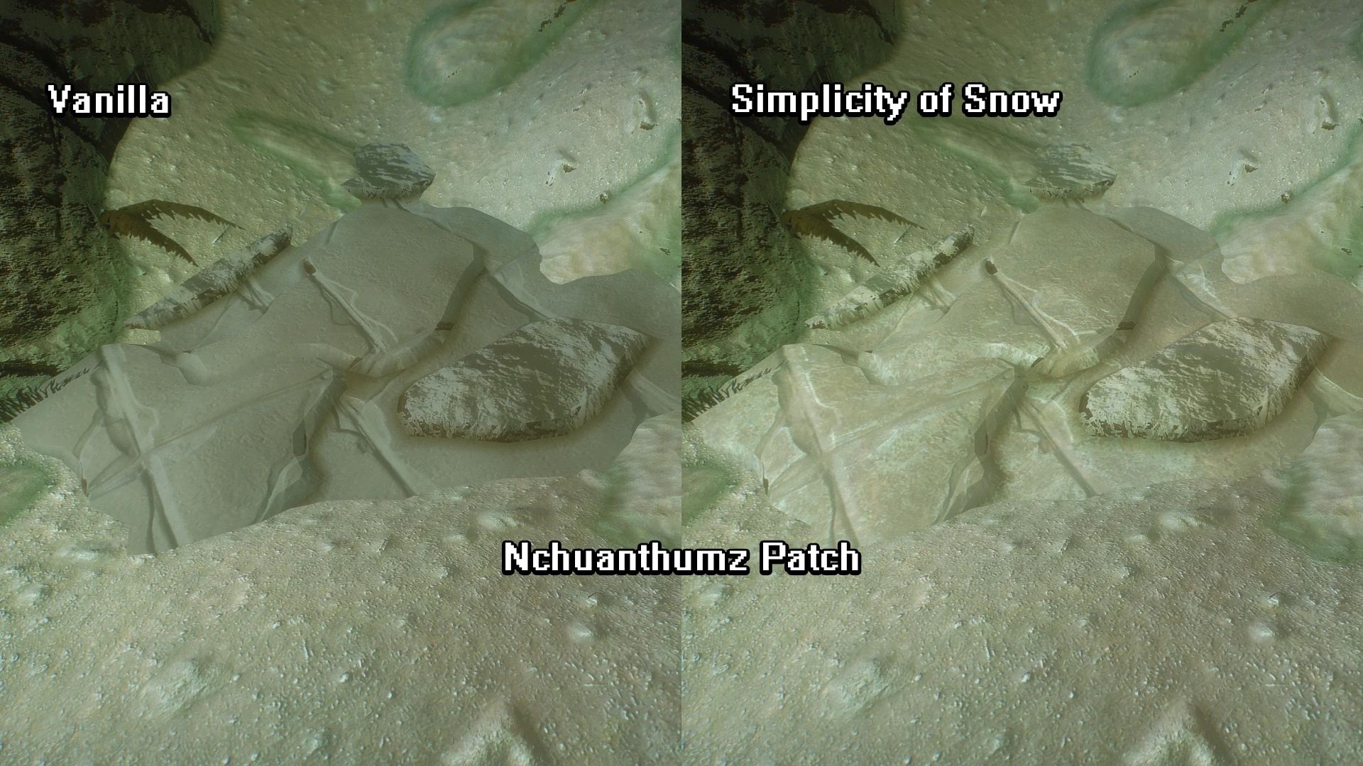 Simplicity of Snow mod for The Elder Scrolls V: Skyrim Special Edition