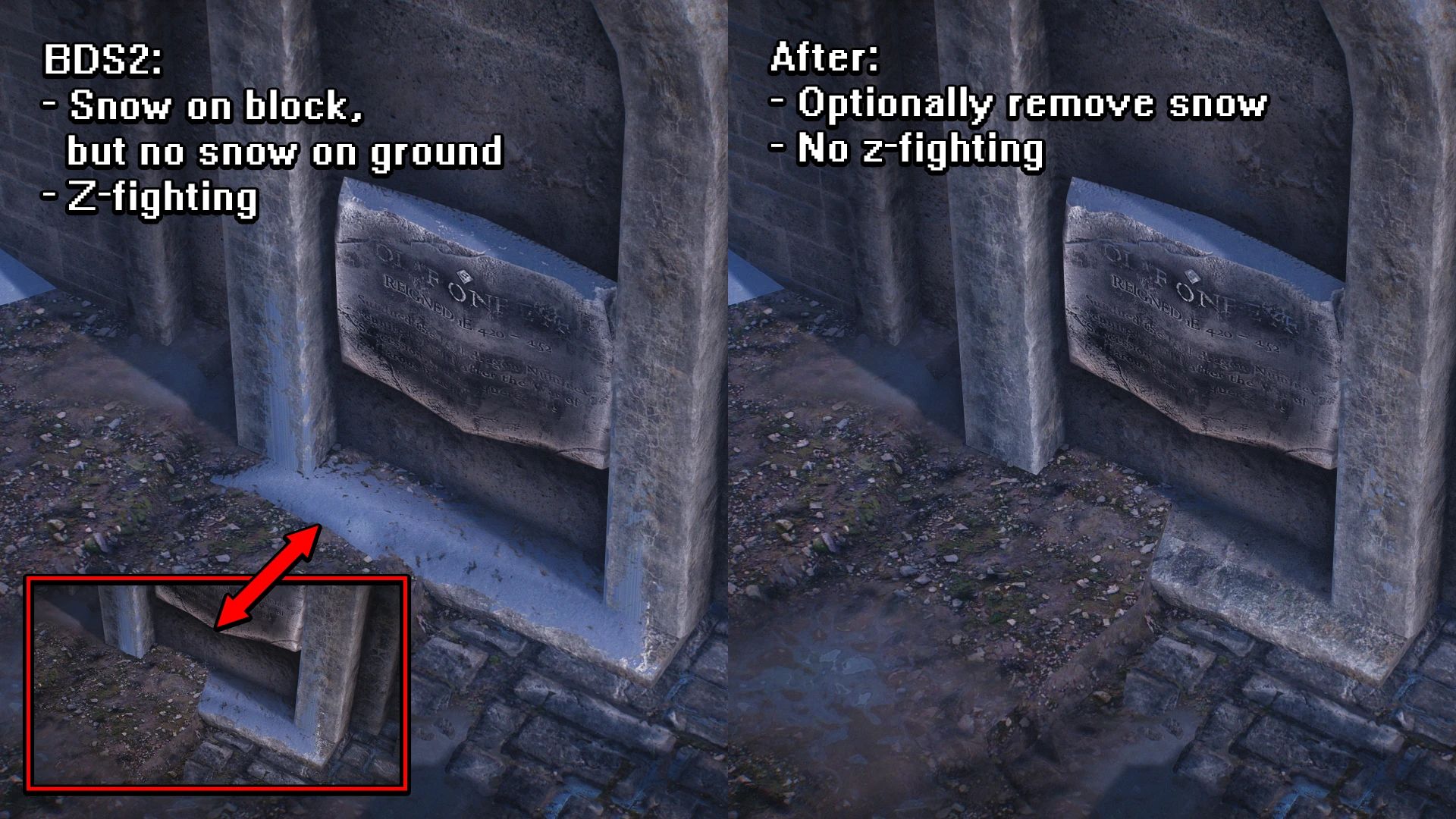 Simplicity of Snow mod for The Elder Scrolls V: Skyrim Special Edition