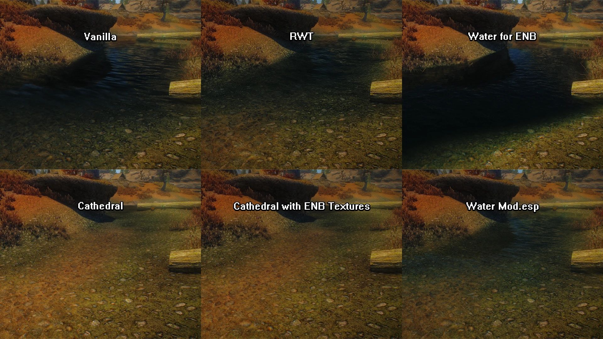 Simplicity of Sea - Water Mod with ENB and Community Shaders Displacement Textures mod for The Elder Scrolls V: Skyrim Special Edition