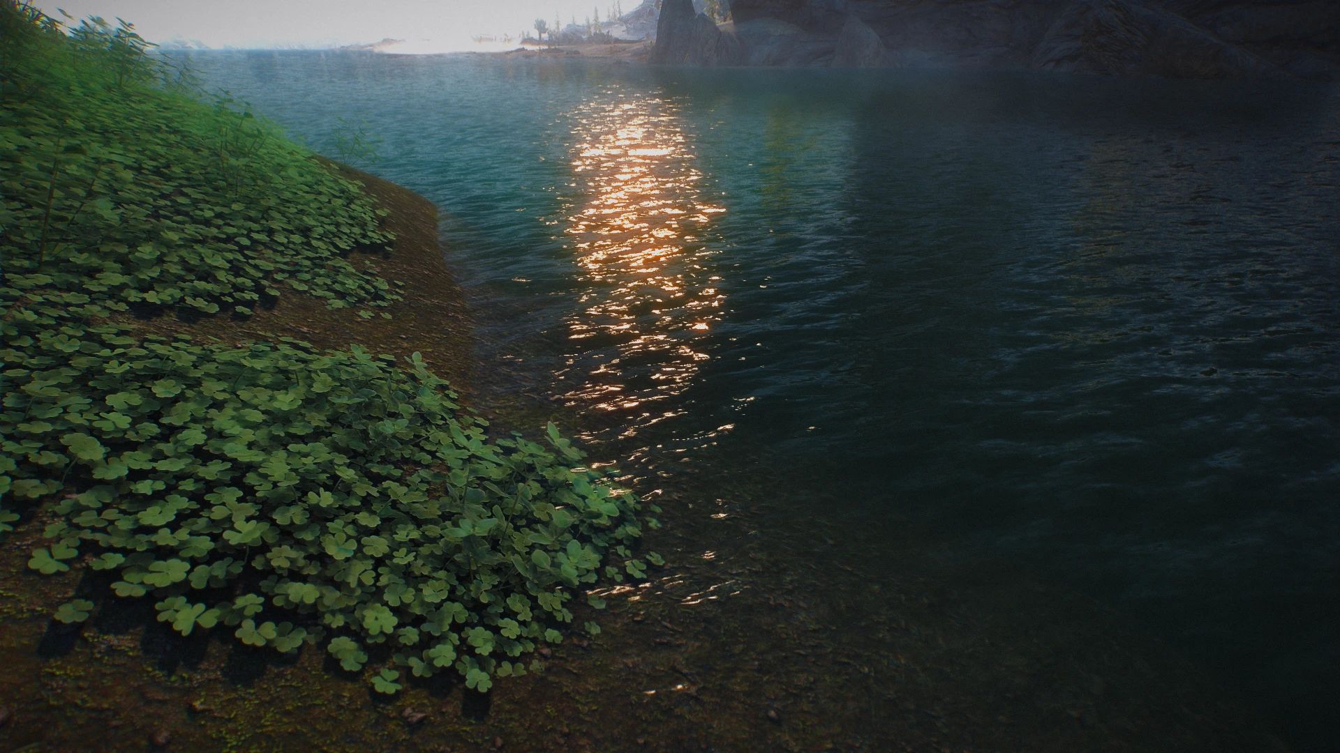 Simplicity of Sea - Water Mod with ENB and Community Shaders Displacement Textures mod for The Elder Scrolls V: Skyrim Special Edition