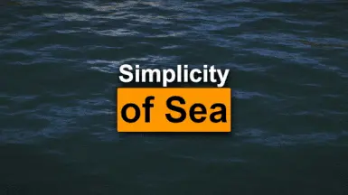 Simplicity of Sea - Water Mod with ENB and Community Shaders Displacement Textures mod for The Elder Scrolls V: Skyrim Special Edition