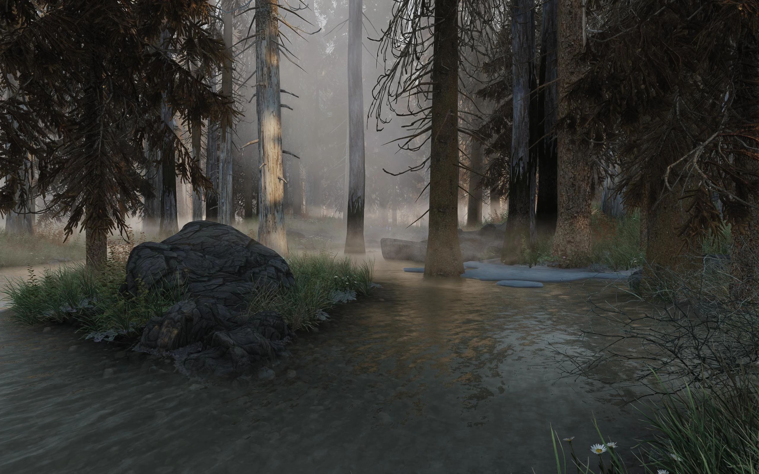 Simplicity of Sea - Water Mod with ENB and Community Shaders Displacement Textures mod for The Elder Scrolls V: Skyrim Special Edition