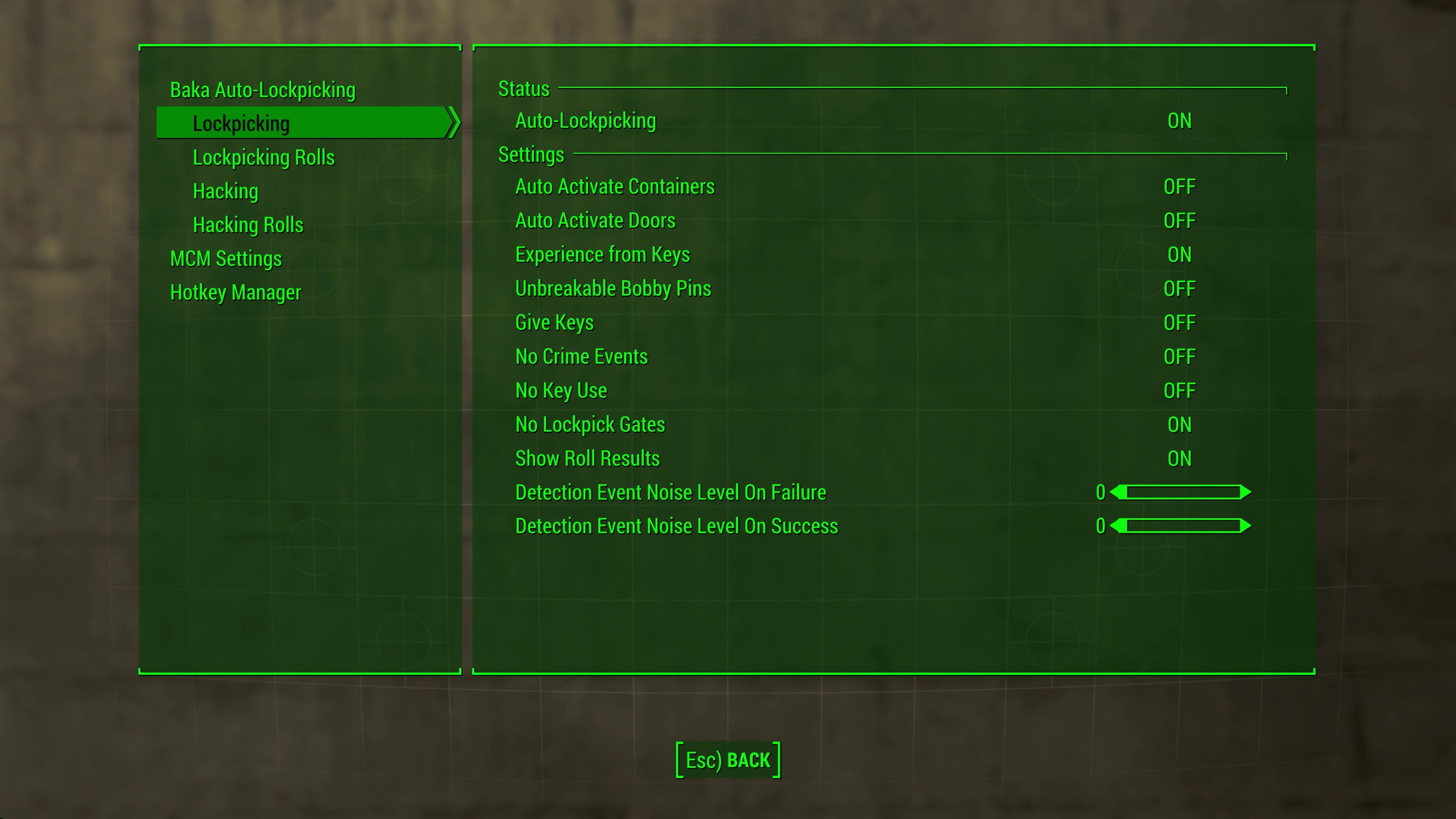 Baka Auto-Lockpicking and Auto-Hacking mod for Fallout 4