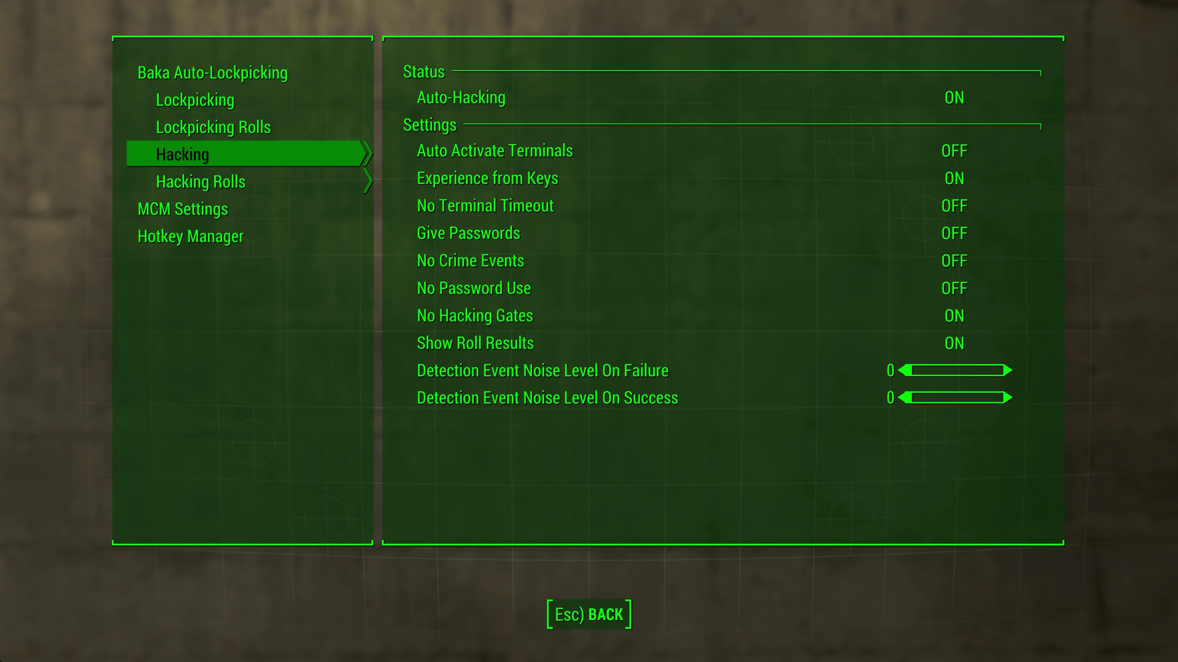 Baka Auto-Lockpicking and Auto-Hacking mod for Fallout 4