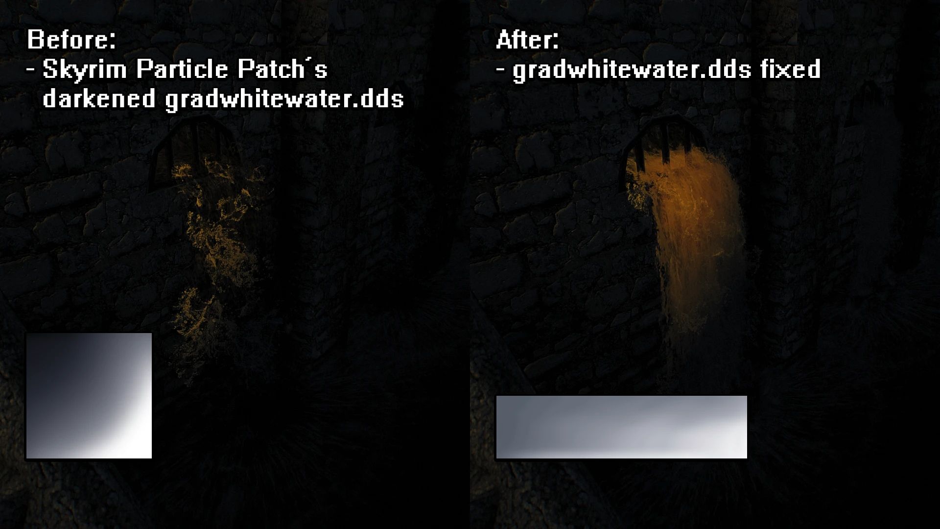 Water Effects Brightness and Reflection Fix mod for The Elder Scrolls V: Skyrim Special Edition