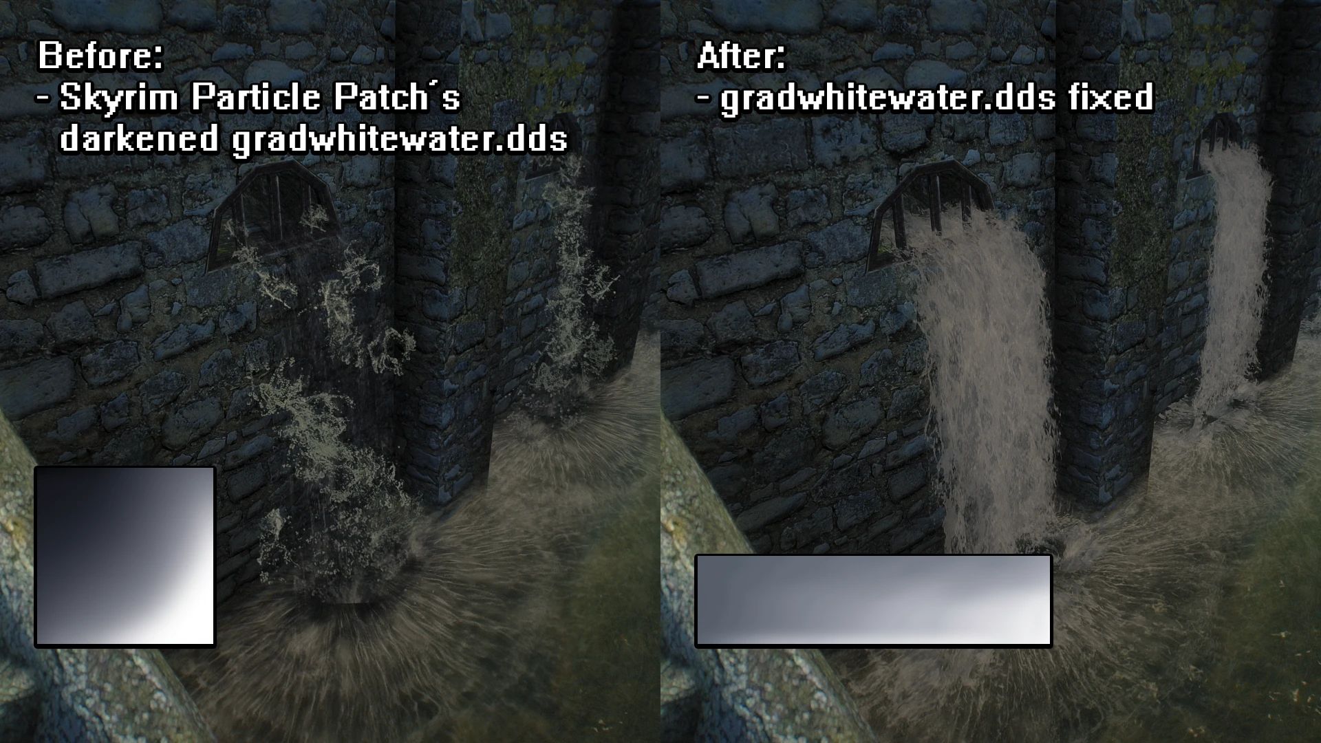Water Effects Brightness and Reflection Fix mod for The Elder Scrolls V: Skyrim Special Edition