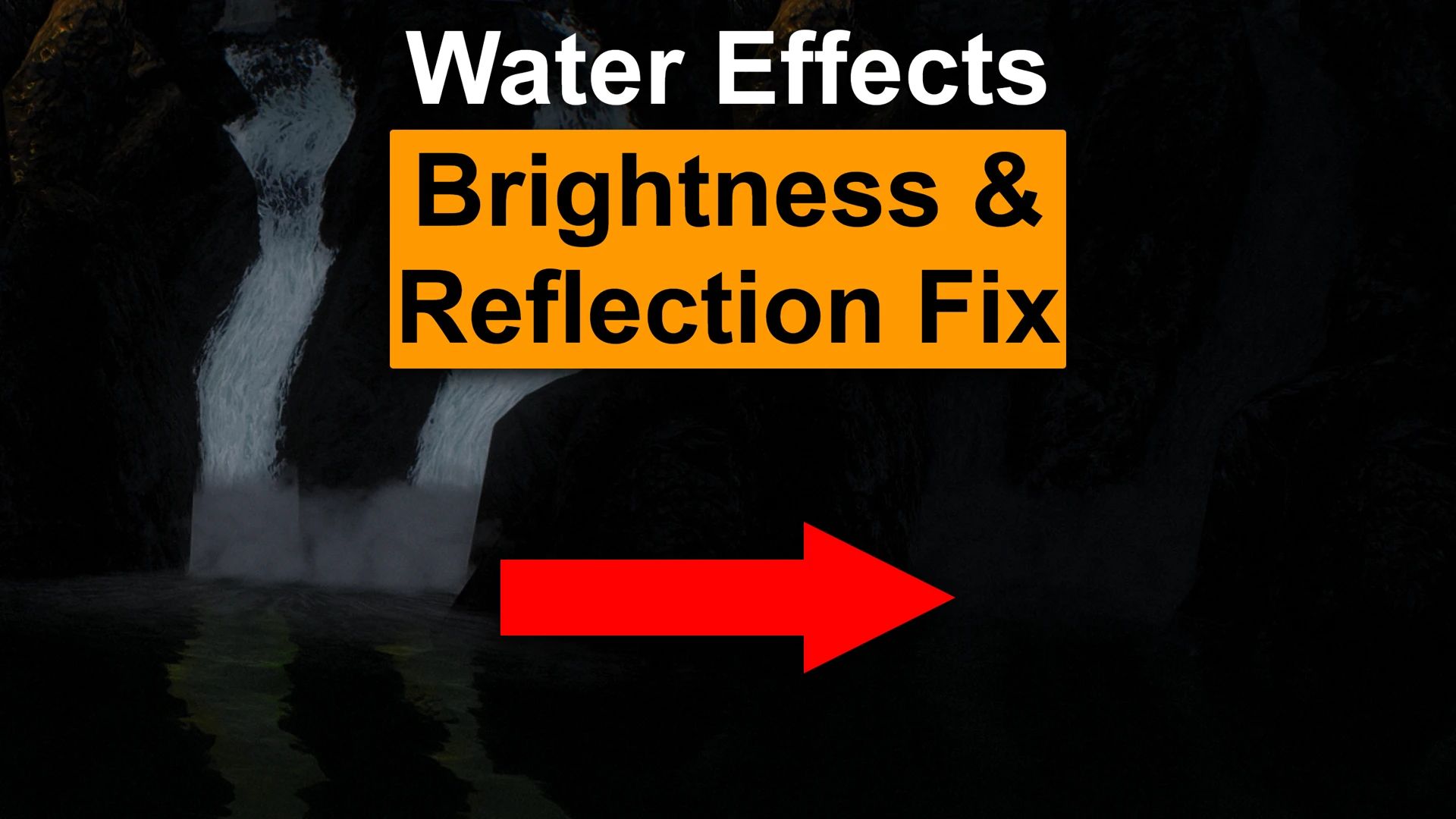Water Effects Brightness and Reflection Fix mod for The Elder Scrolls V: Skyrim Special Edition