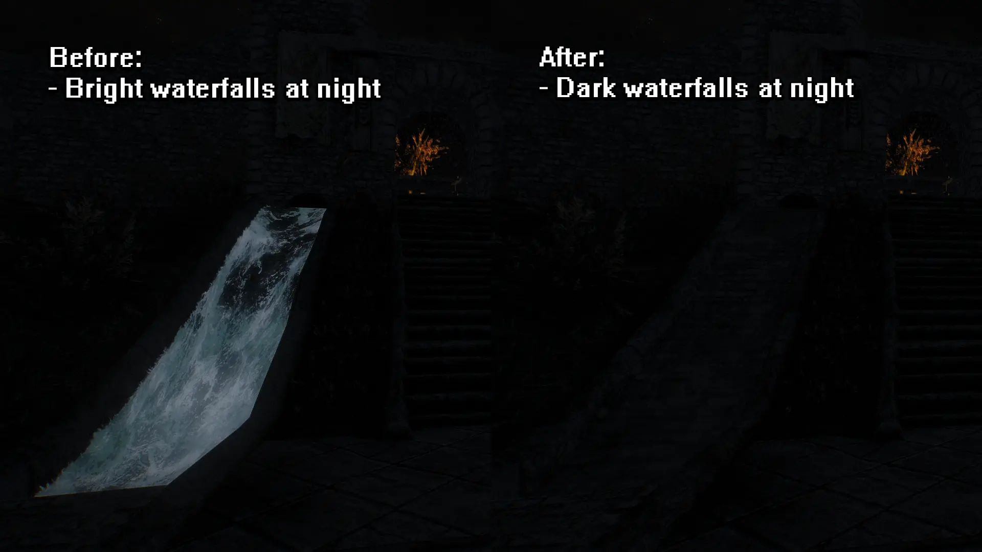 Water Effects Brightness and Reflection Fix mod for The Elder Scrolls V: Skyrim Special Edition