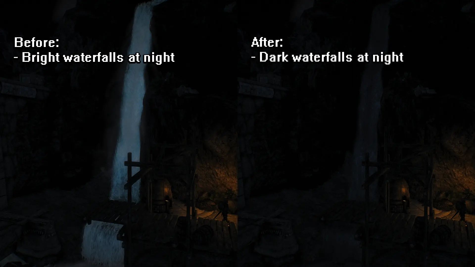 Water Effects Brightness and Reflection Fix mod for The Elder Scrolls V: Skyrim Special Edition