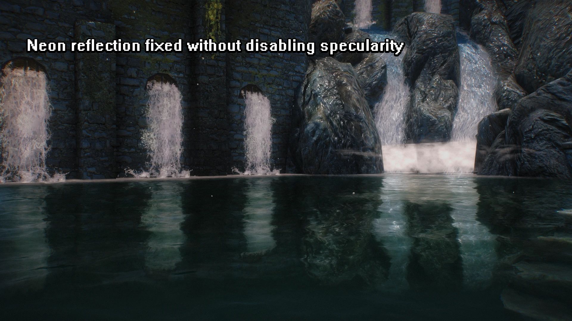 Water Effects Brightness and Reflection Fix mod for The Elder Scrolls V: Skyrim Special Edition