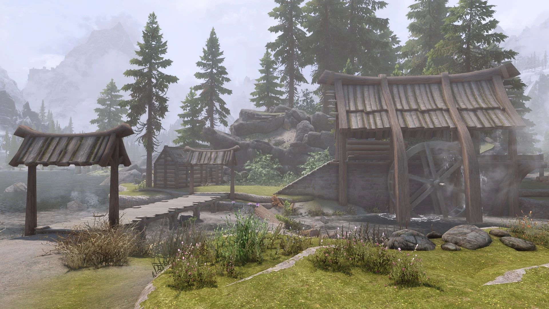Half-Moon Mill - Cities of the North Addon mod for The Elder Scrolls V: Skyrim Special Edition