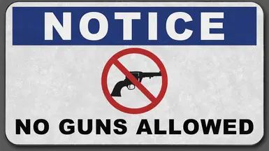 Lay That Pistol Down mod for Fallout: New Vegas