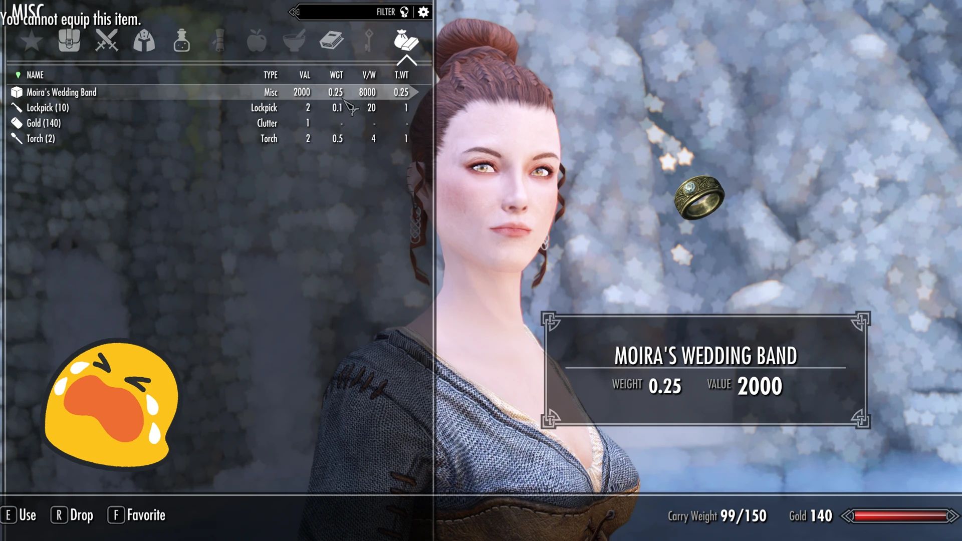 Bond of Matrimony (Wedding Band Enhancement - Left Hand Rings) mod for The Elder Scrolls V: Skyrim Special Edition