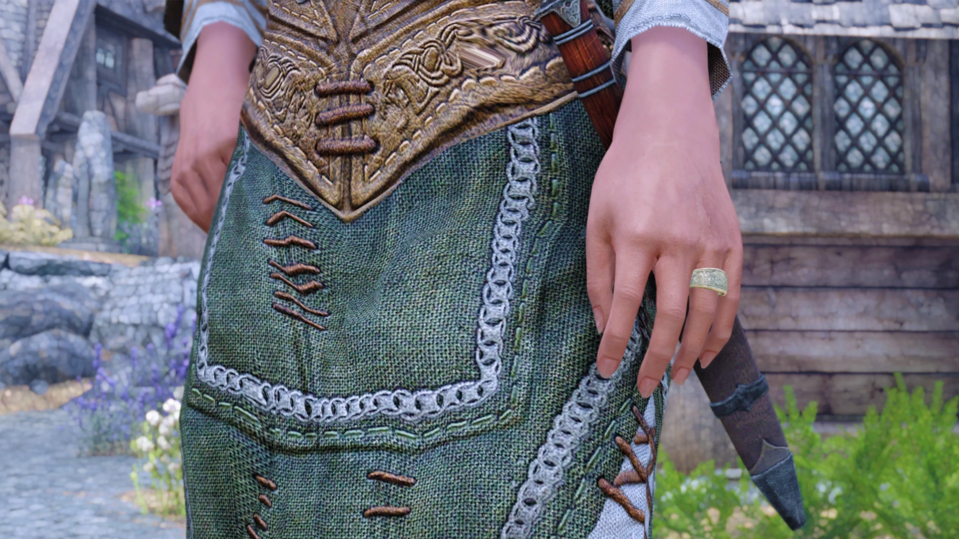 Married NPCs Wear Wedding Bands (SPID - Left Hand Rings) mod for The Elder Scrolls V: Skyrim Special Edition