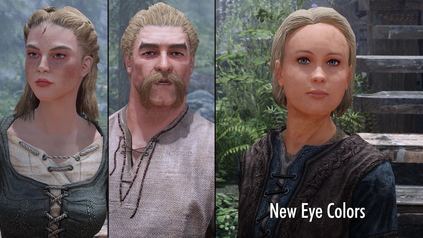 Skyrim Children Refine (NPC Appearance Overhaul - Eye Colors - Skin Details - Fixes) mod for The Elder Scrolls V: Skyrim Special Edition