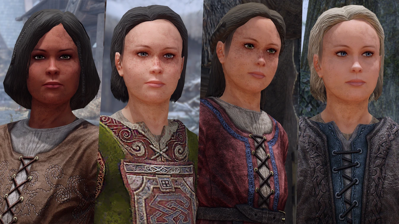 Skyrim Children Refine (NPC Appearance Overhaul - Eye Colors - Skin Details - Fixes) mod for The Elder Scrolls V: Skyrim Special Edition