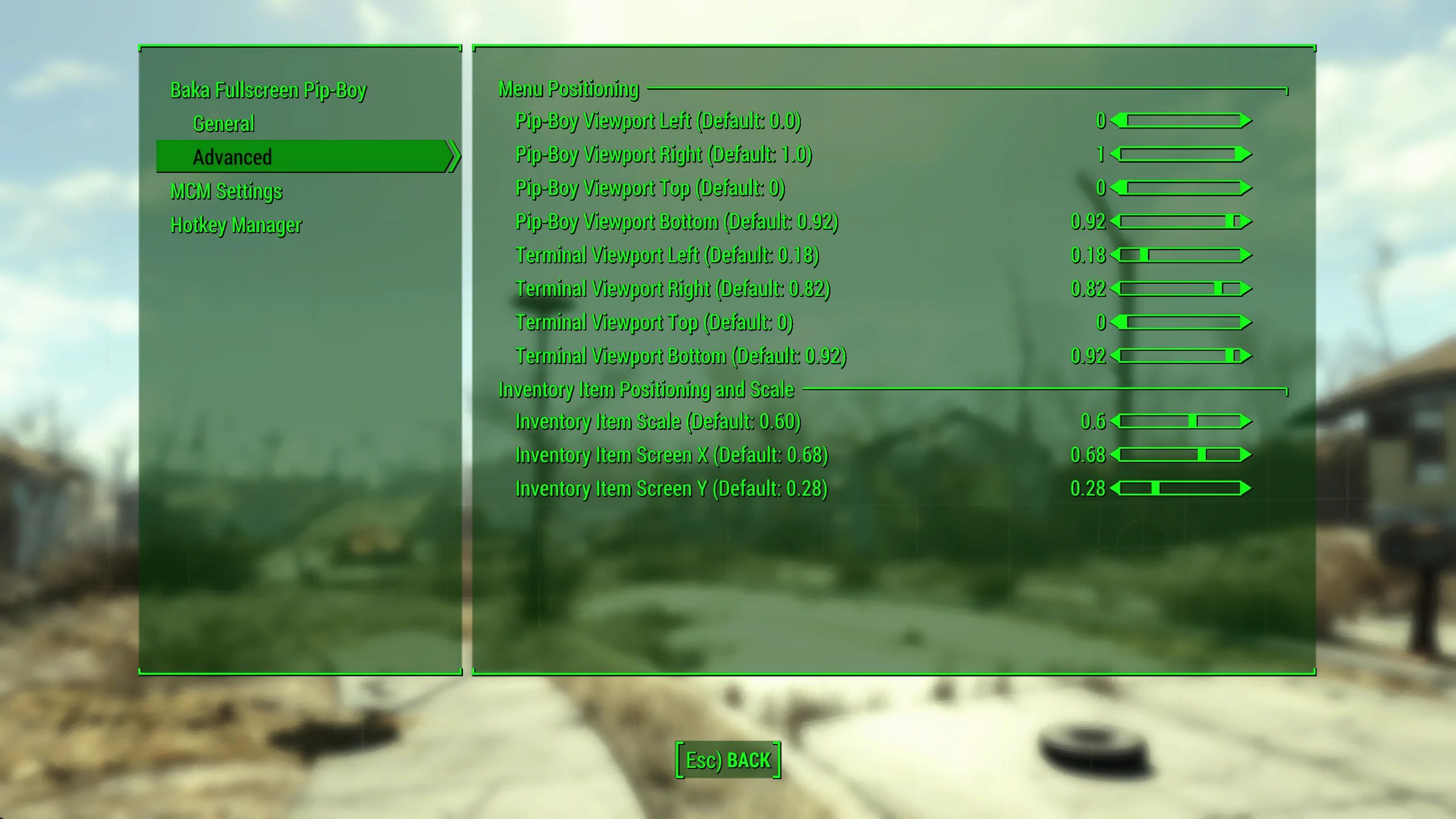 Baka Fullscreen Pip-Boy mod for Fallout 4