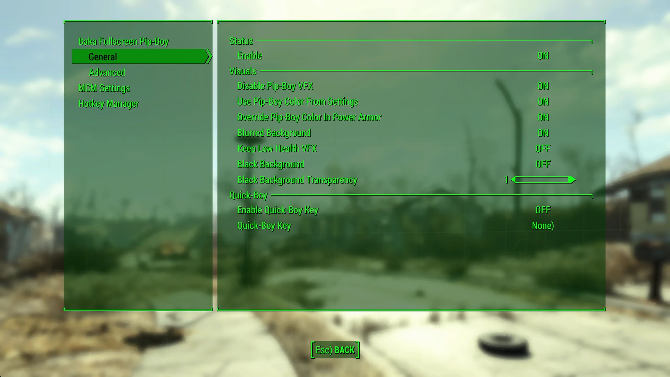 Baka Fullscreen Pip-Boy mod for Fallout 4