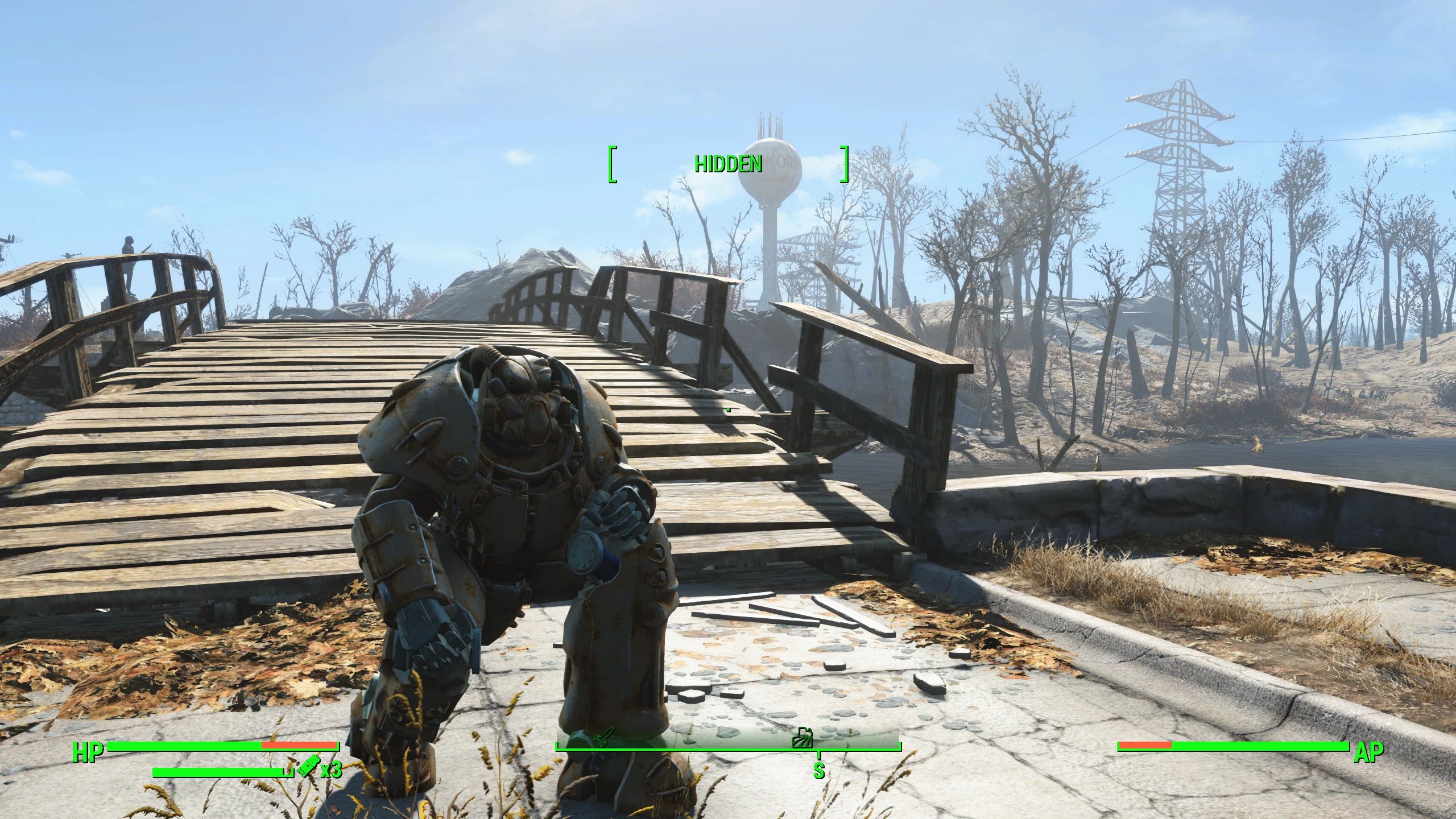 Baka Power Armor HUD mod for Fallout 4
