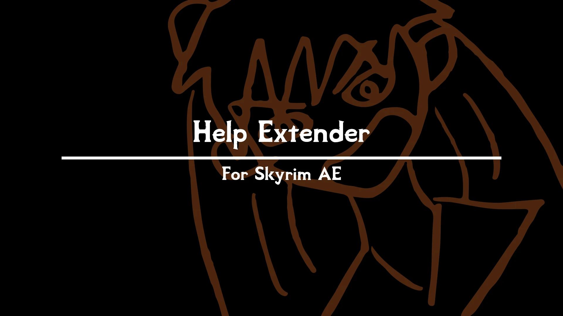 HelpExtender mod for The Elder Scrolls V: Skyrim Special Edition