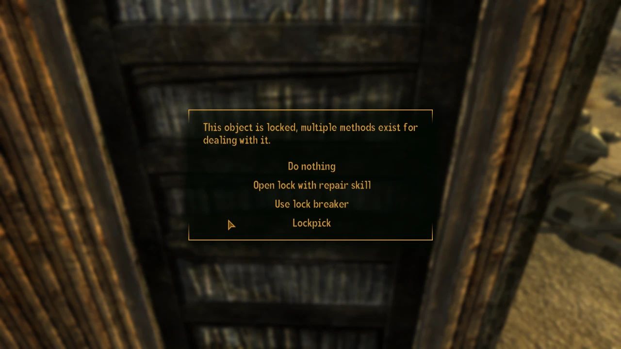 More Ways to Open Locks mod for Fallout: New Vegas