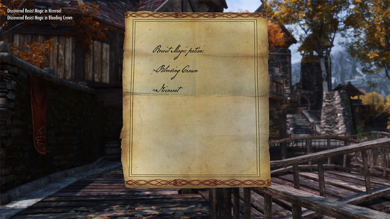 Alchemy Recipe Expansion (Base Game - DLC - Rare Curios - Improvements - Fixes) mod for The Elder Scrolls V: Skyrim Special Edition