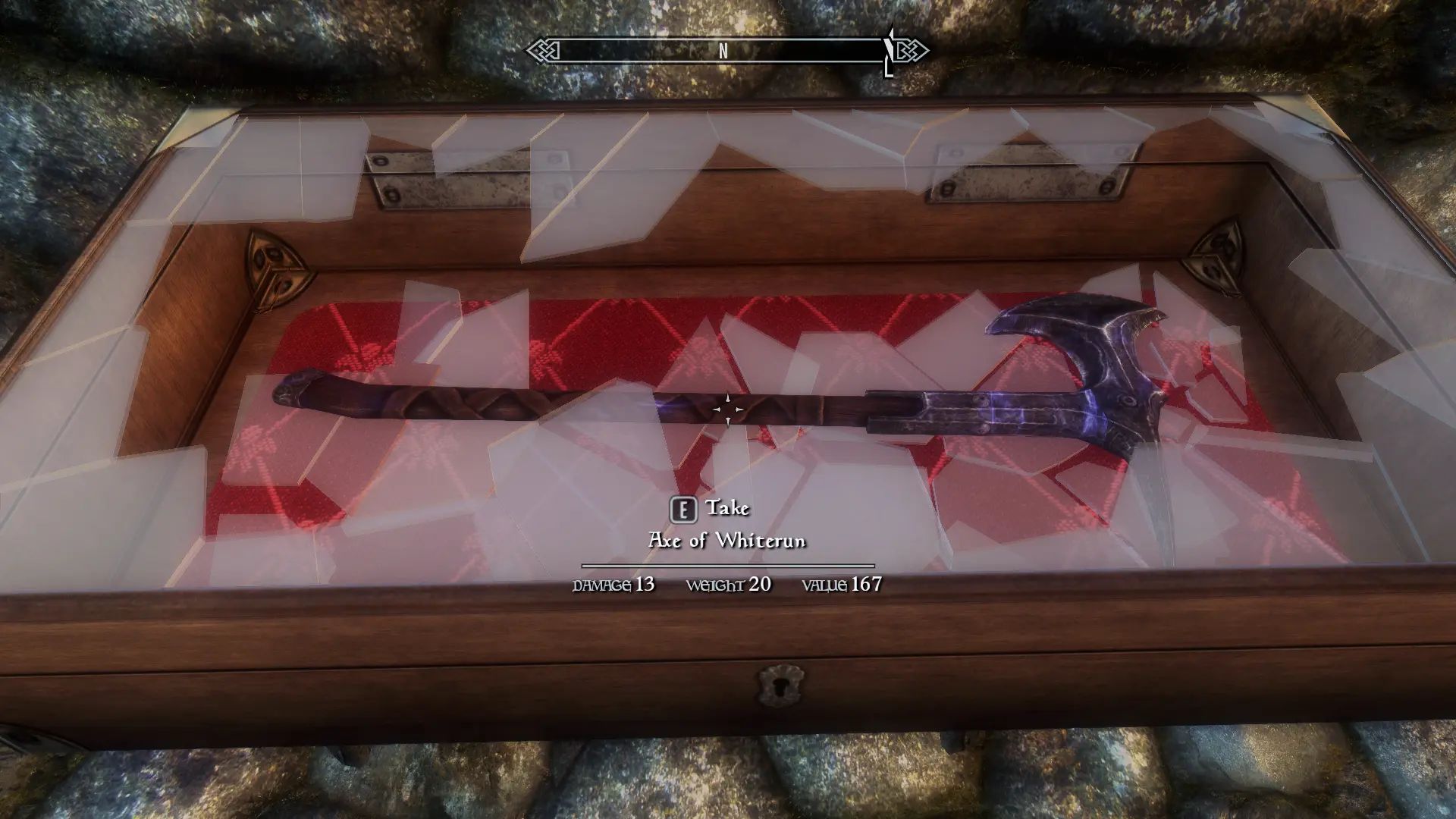 Destructible Display Cases mod for The Elder Scrolls V: Skyrim Special Edition