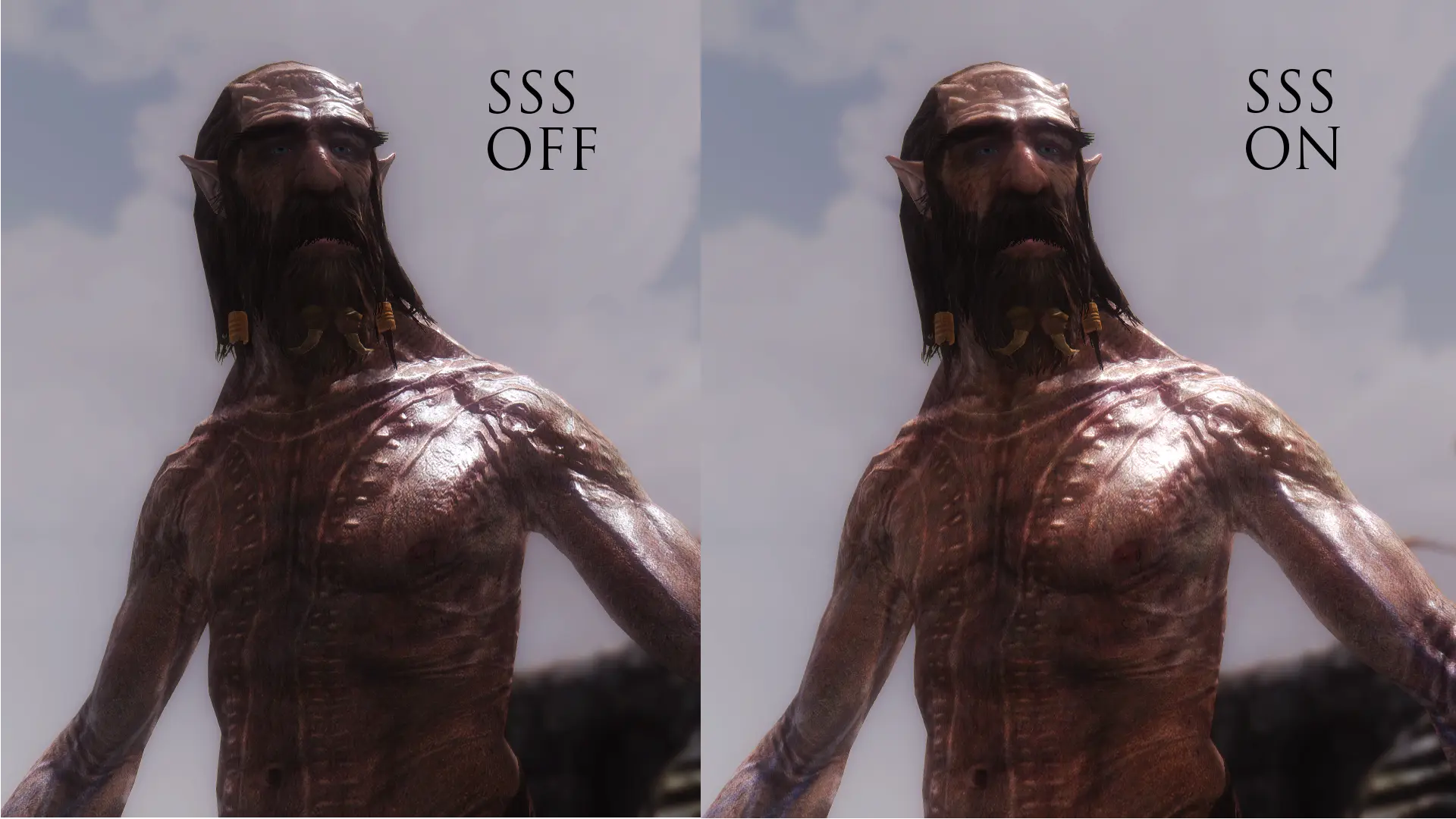 Realistic Skin And Hair Shaders - Giants mod for The Elder Scrolls V: Skyrim Special Edition
