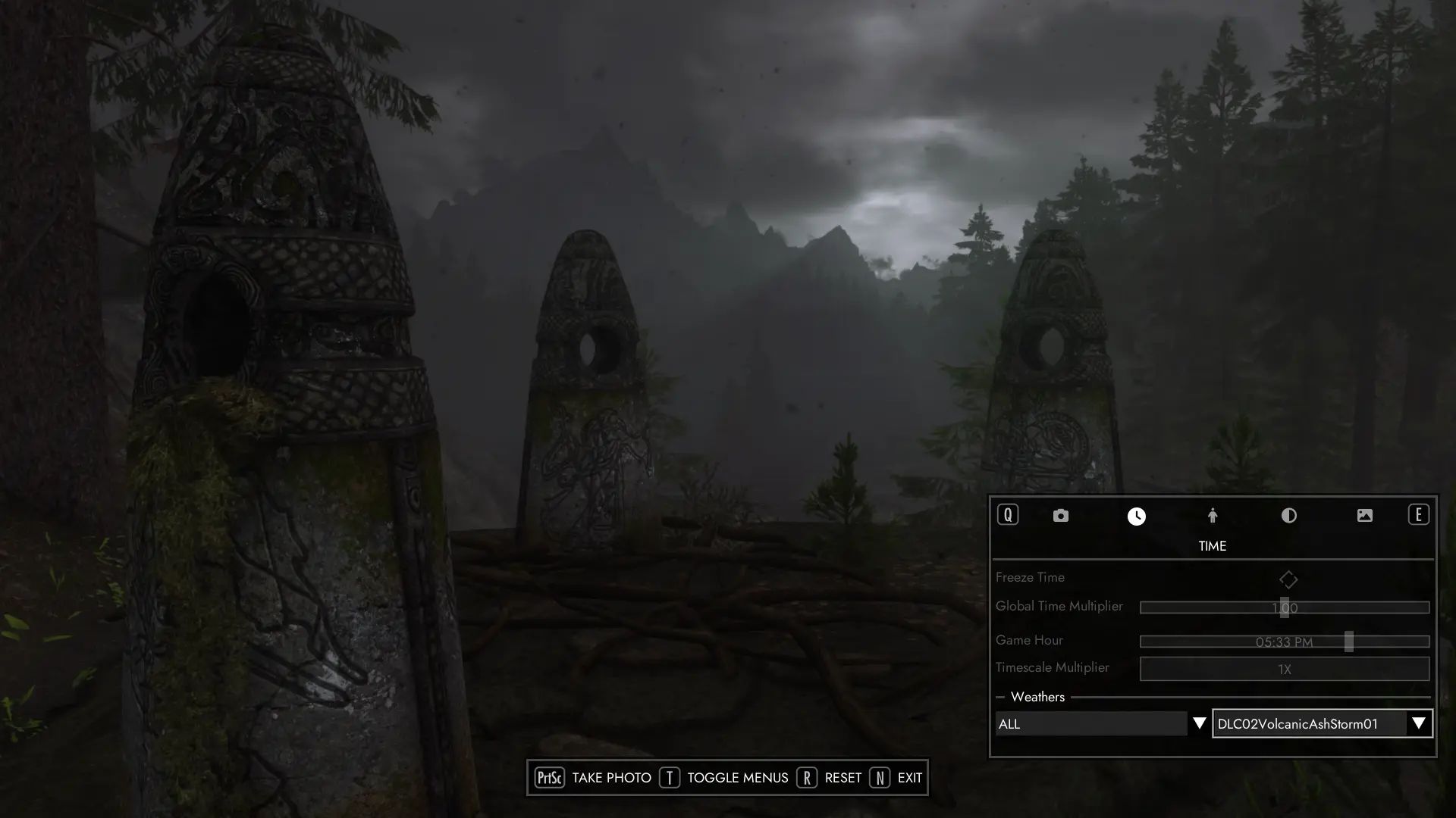 Photo Mode mod for The Elder Scrolls V: Skyrim Special Edition